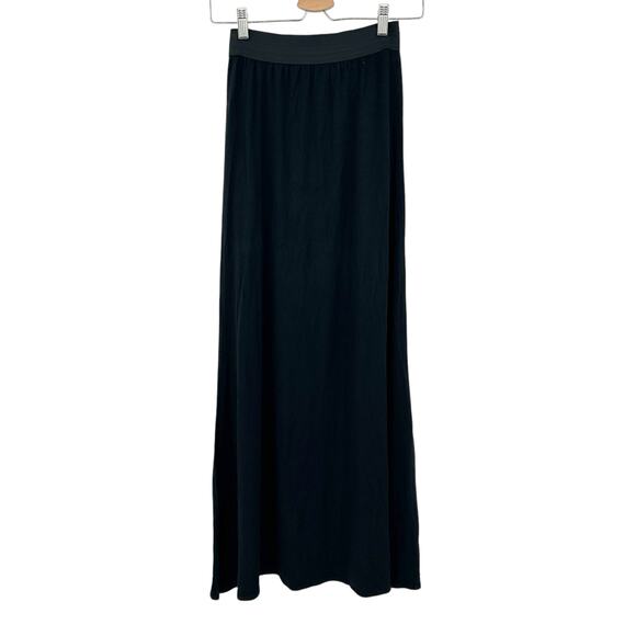 LNA Y2K Witchy Dark Classic Modal Stretch Elastic Waist A-Line Maxi Skirt Size S - Picture 2 of 5